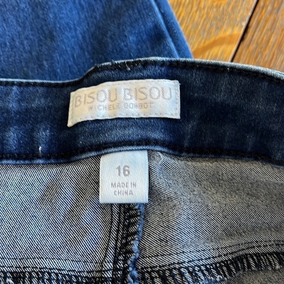 Bisou Bisou by Michelle Bohbot Stretch Jeans size 16 - Picture 8 of 16
